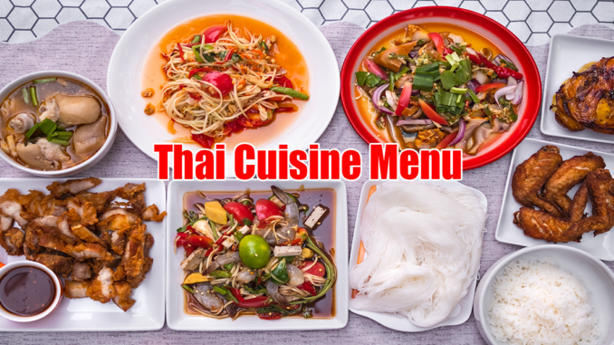 Thai-Cuisine-Menu Thai Cuisine Menu